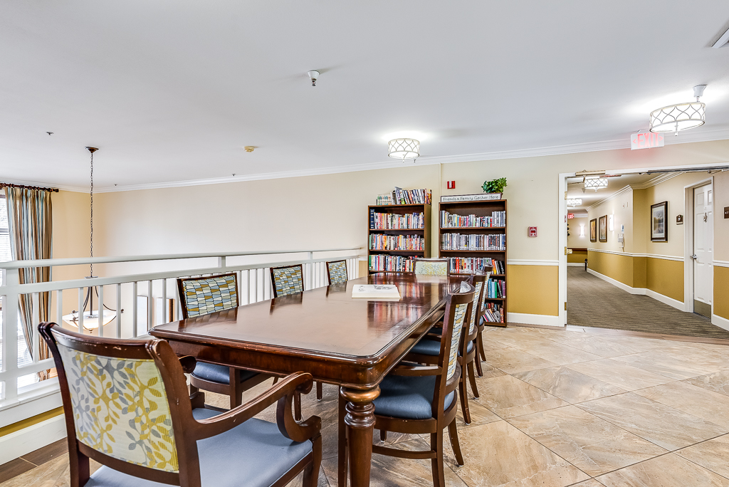 Table with Bookshelf